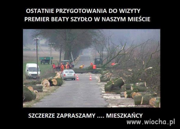 Przygotowania do wizyty premier Szydło