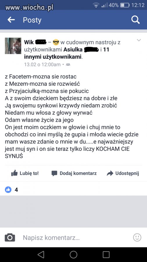 Kolejna która w matkę się bawi zamiast szkołę