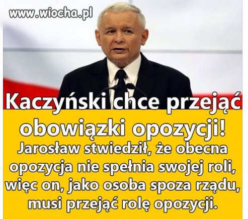 No...ale stwierdził