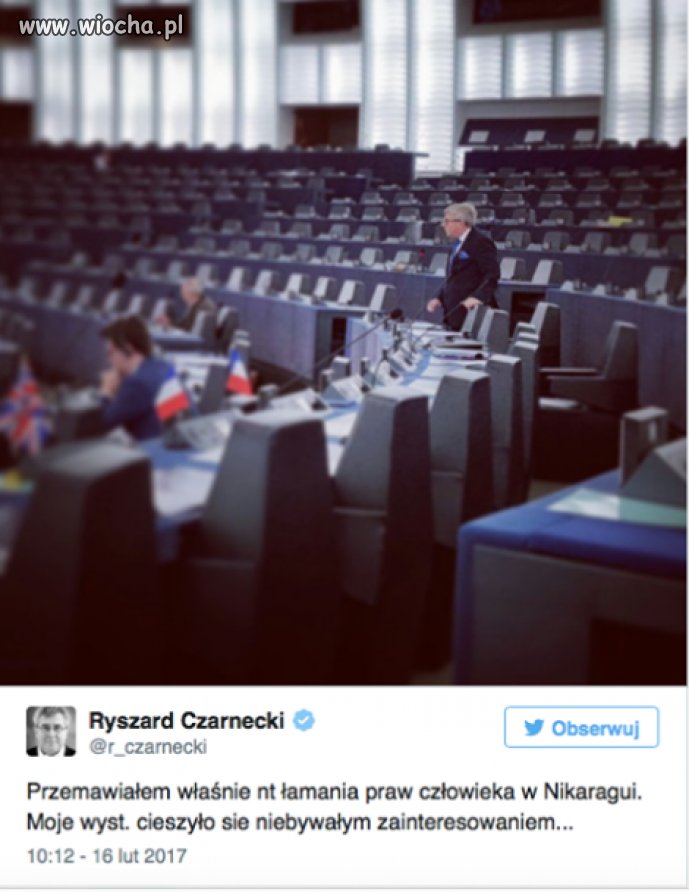 Zainteresowanie powalające. 