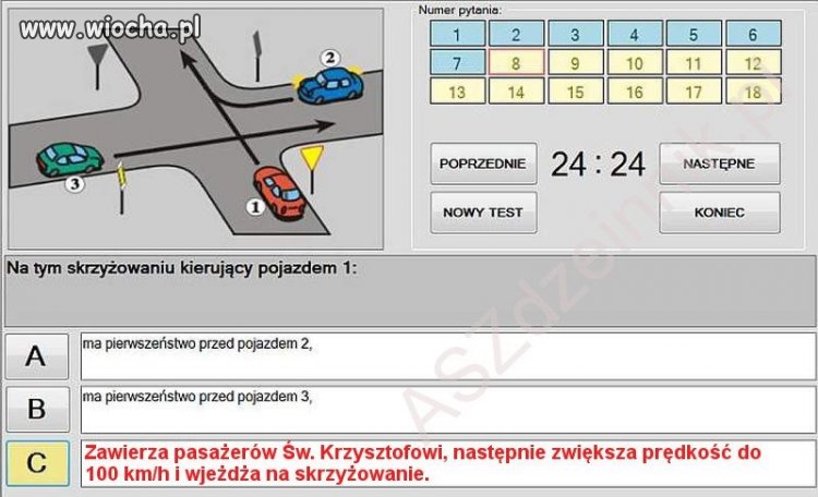 Egzamin na kierowcę BOR