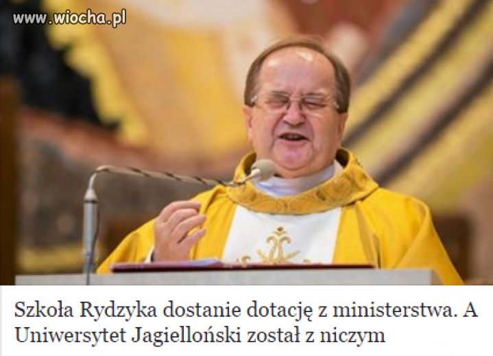 Bo Rydzyk jest najważniejszy. 