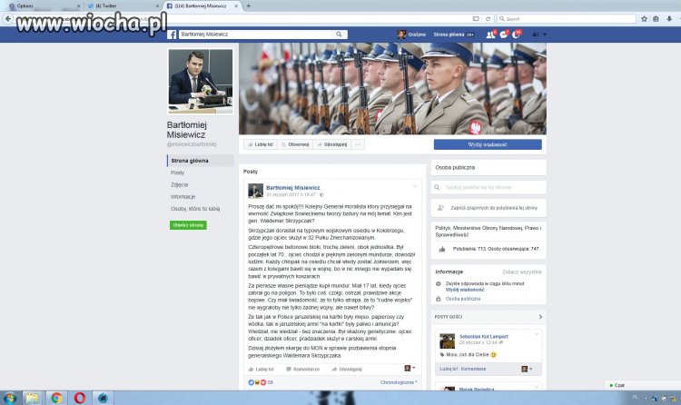 Misiewicz o gen. Skrzypczaku