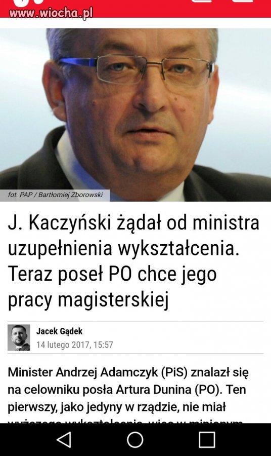 A w rządzie