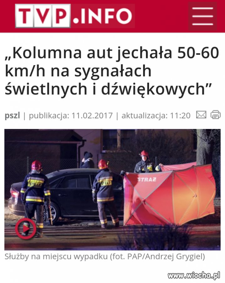 50 km/h na sygnałach świetlnych i dźwiękowych