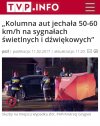 50 km/h na sygnałach świetlnych i dźwiękowych