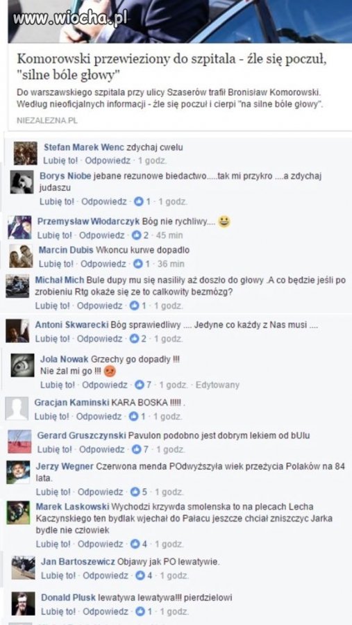 W temacie hejtu 