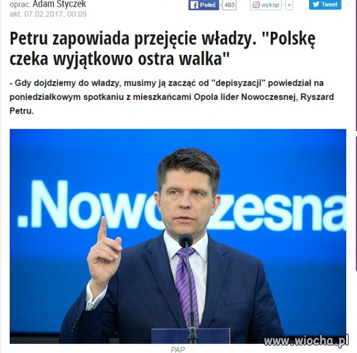 Riczi znów odleciał...