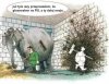 Warszawa, Główna aleja w zoo  ogołocona z drzew