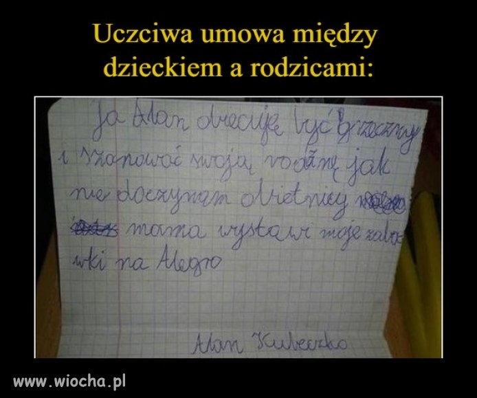 Umowa to umowa