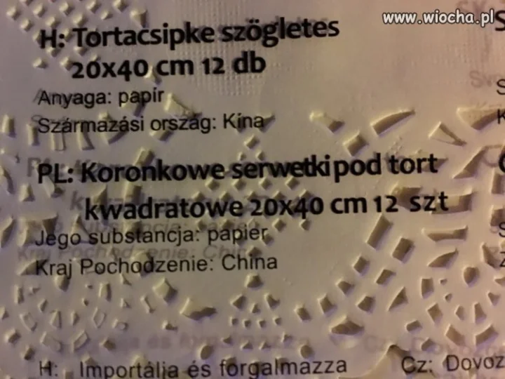 Kwadratowe serwetki