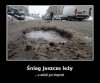 Śnieg jeszcze leży, a asfalt...