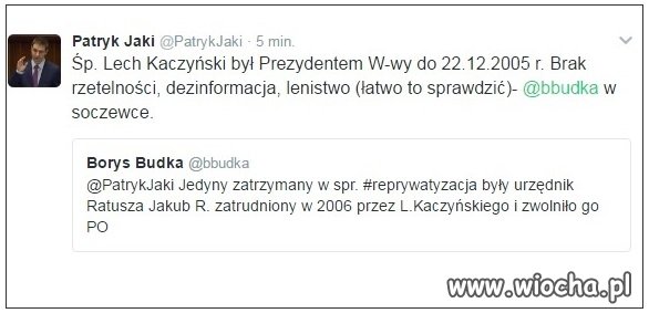 Poseł PO Budka kłamstwem atakuje zmarłego...