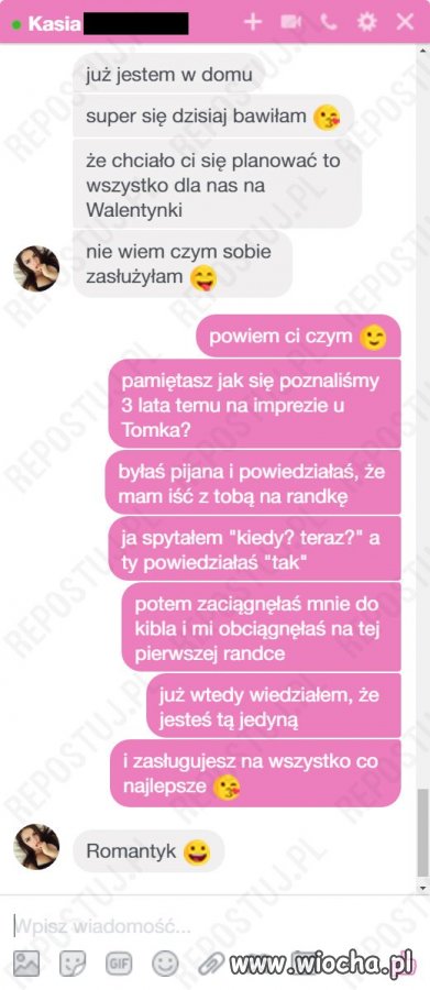 Walentynkowe wspomnienia