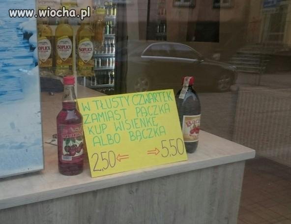 W tłusty czwartek zamiast pączka
