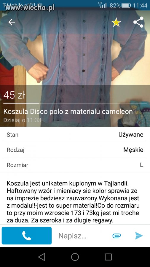 Koszula disco polo.