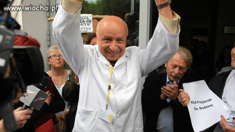 Prof. Chazan odmówił aborcji.