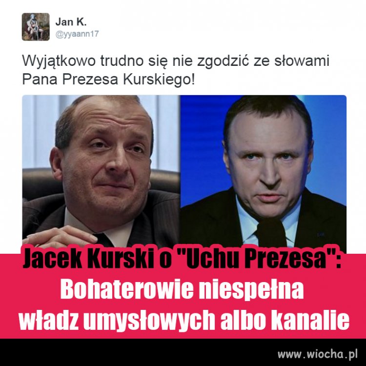 Pierwszy raz się zgadzam z Kurą