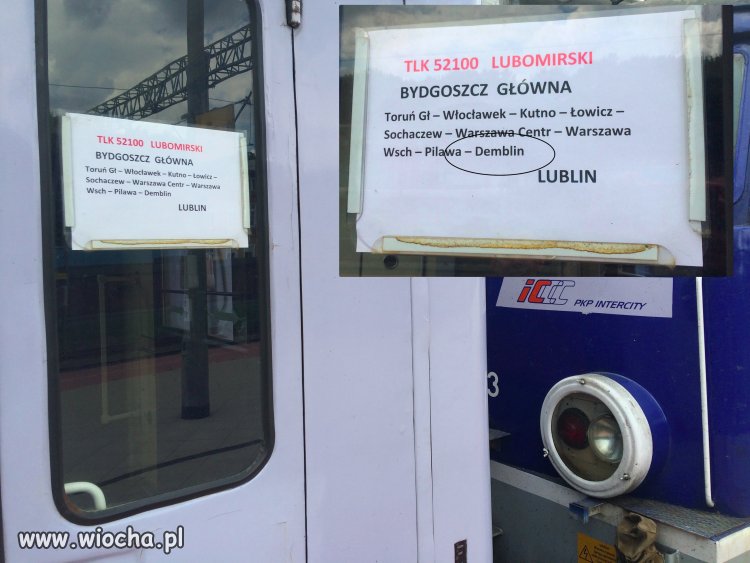 PKP Intercity z ortografią za pan brat