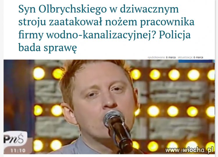 Był ubrany jak Rambo. Przepasany wojskowym pasem