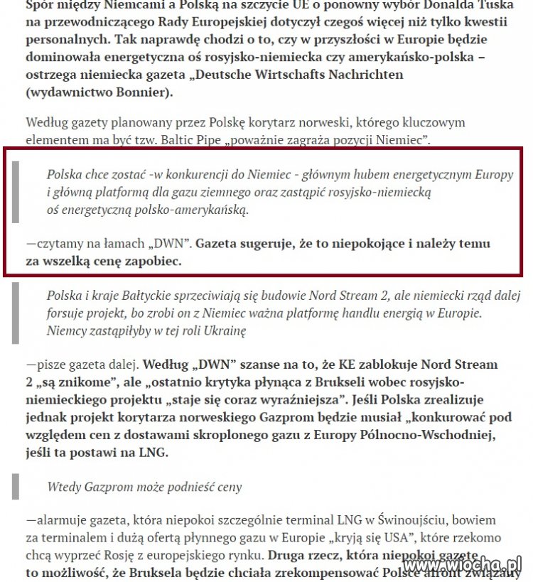 ND2 dobry bo interes GER,a że zły dla państw
