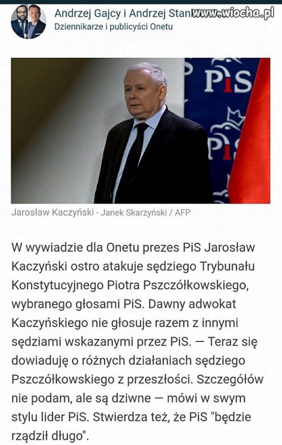 Szukanie haków na swoich 