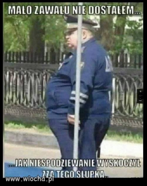 No to sie schował