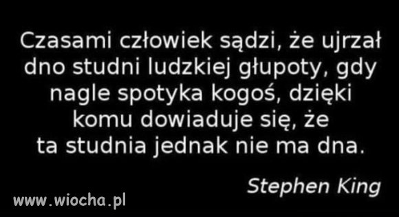 To się nie zmieni...