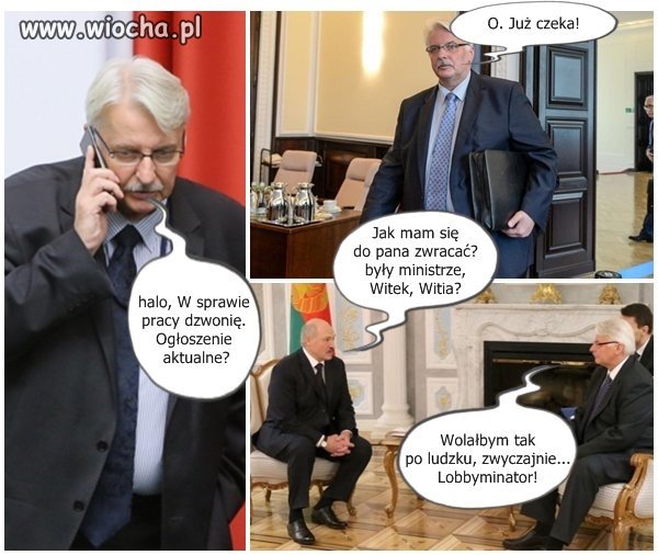 Z cyklu Minister szuka pracy