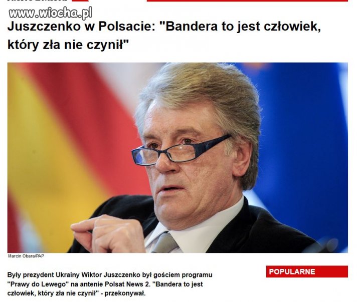 Nie no skąd był pacyfistą.