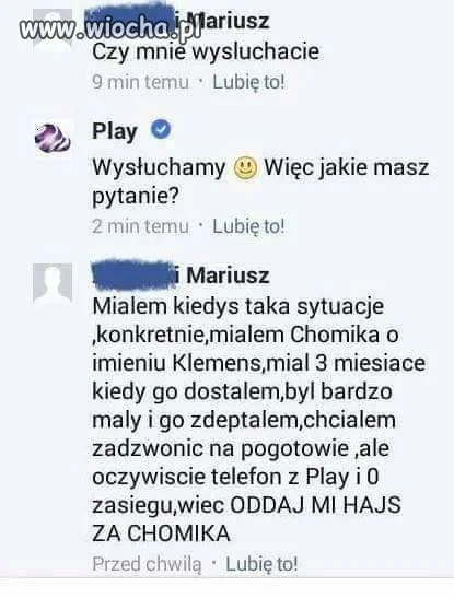 Problem z Siecią Play