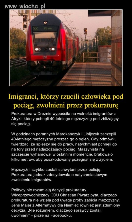 Pewnie znowu jacyś chorzy psychicznie biedni