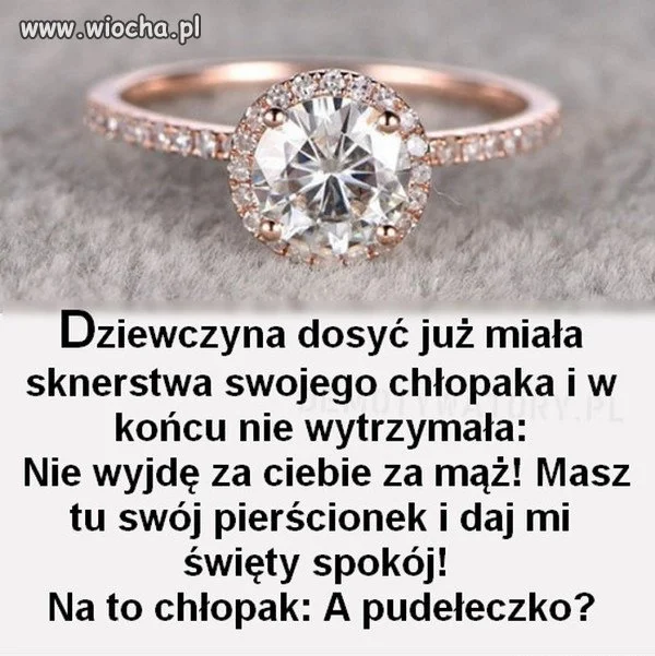 Co za sknera.
