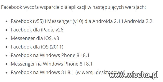 Wiocha dla Zuckerberga