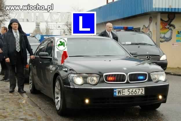 Nowe oznakowania limuzyn rządowych 