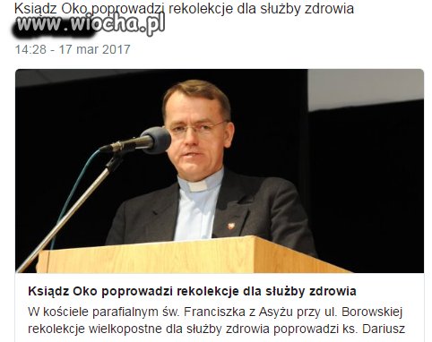 Po rekolekcjach będzie potrzebny lekarz...