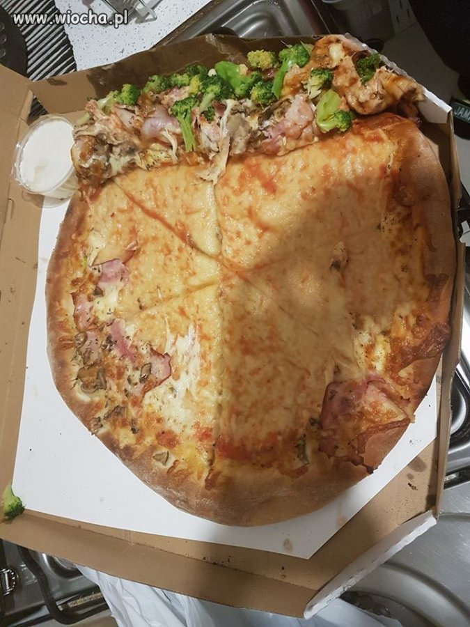 Wysłałem syna po pizzę...