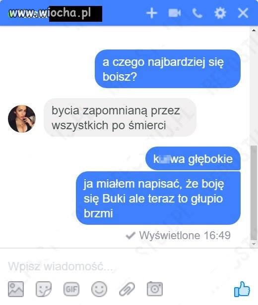 Oj czego się boicie