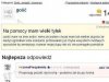 Odpowiedź musi być
