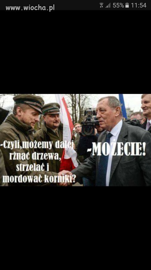 Marsz poparcia ministra Szyszki