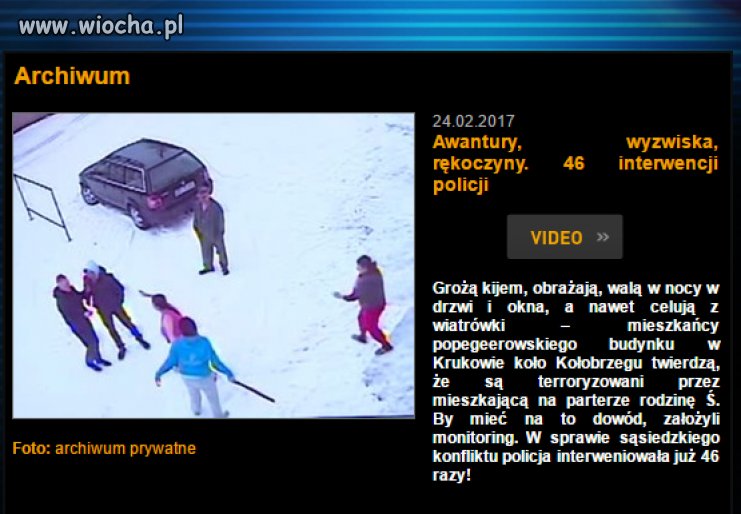 "Jak dobrze mieć sąsiada"