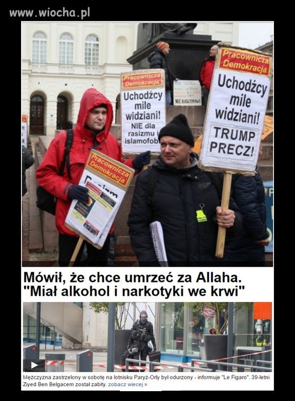 Uchodźcy mile widziani.