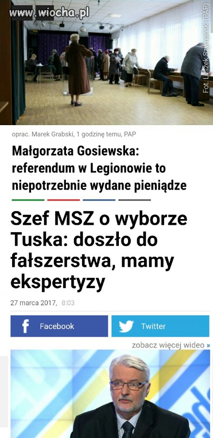 Gdy PiS przegrywa jakieś wybory 