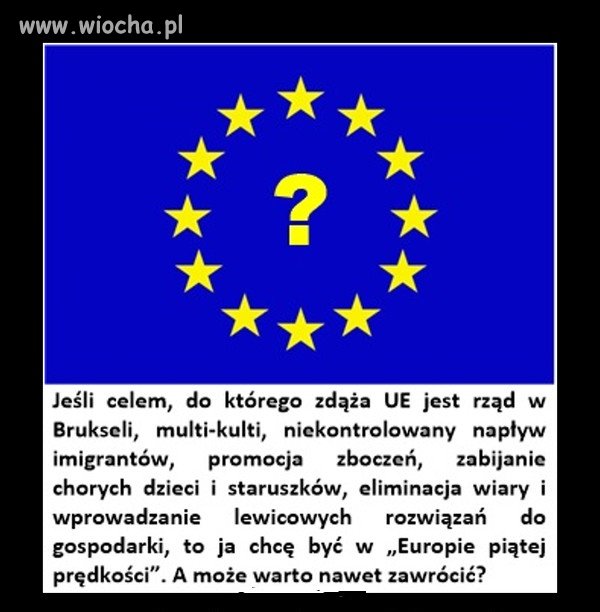 Kierunek ważniejszy niż prędkość.