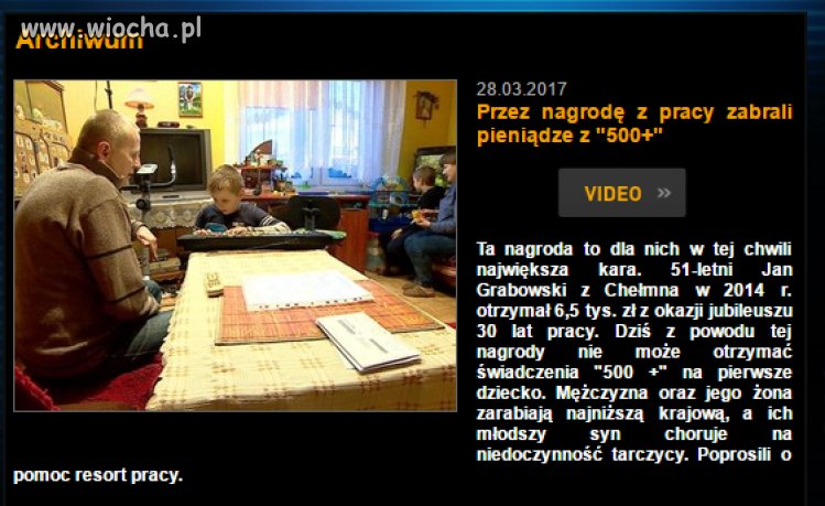 Wszystko przez nagrodę