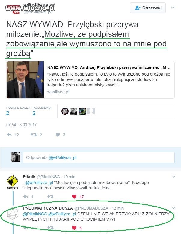 Następny "bohater" walki z komuna z PISu 