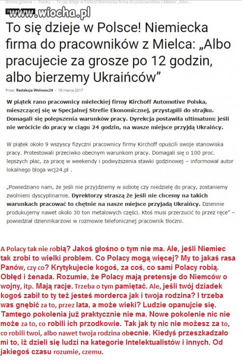 Kwintesencja wiejskiego trybu myślenia