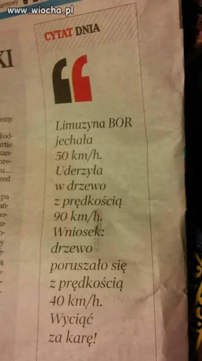 Kara za szybką jazdę