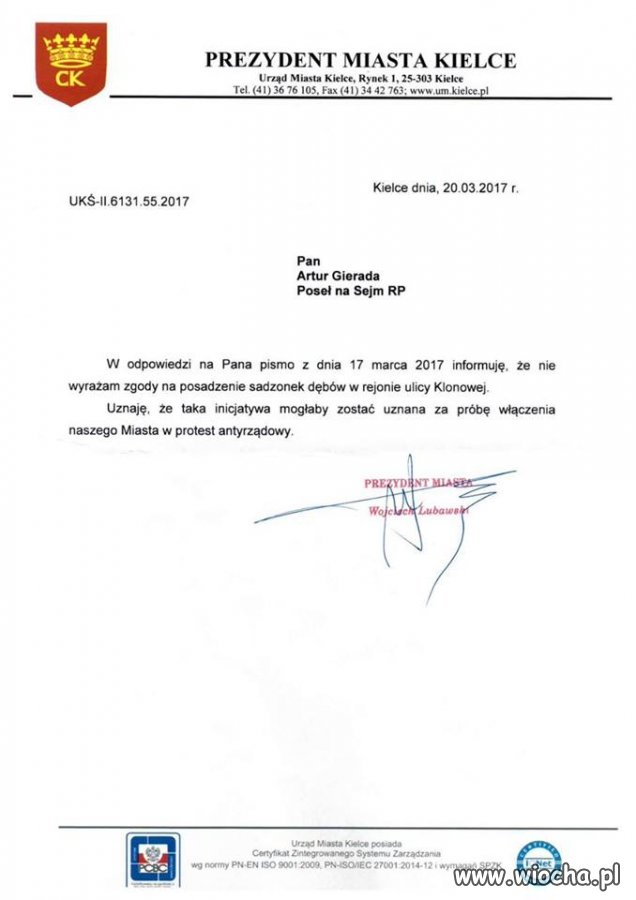 Uzasadnienie  powala