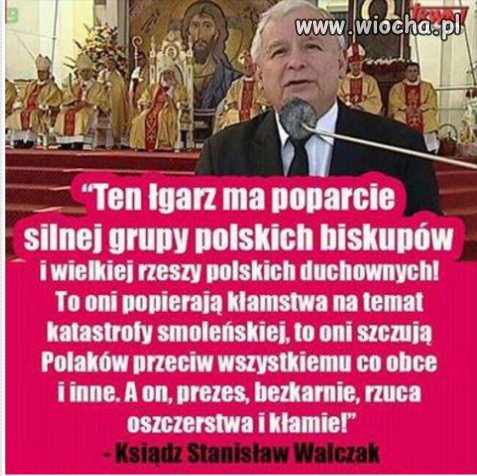 Ten ksiądz to pewnie komuch